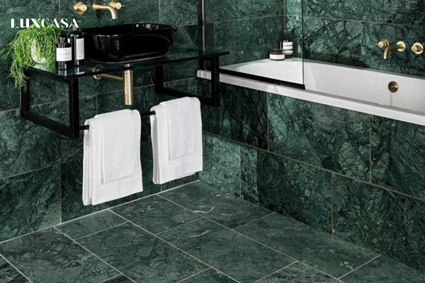 Gạch giả đá Marble xanh lá cây