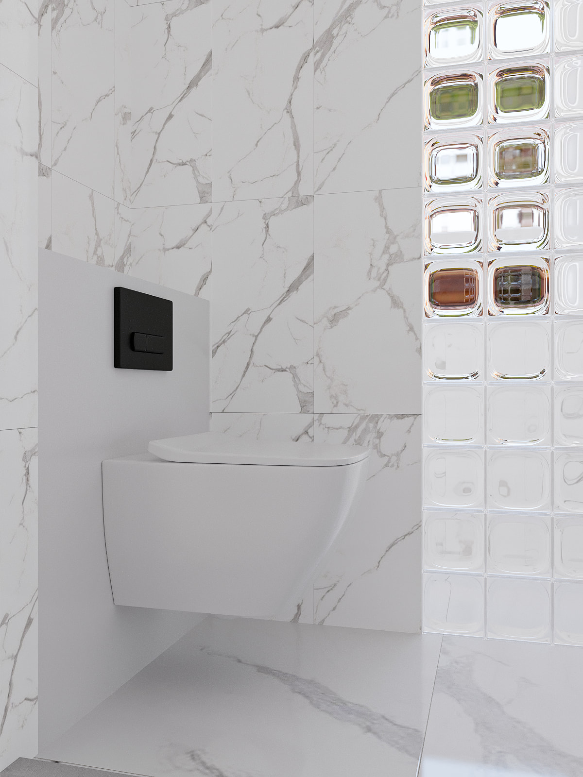 Gạch giả đá mờ 300x600 LUEVEREST WHITE