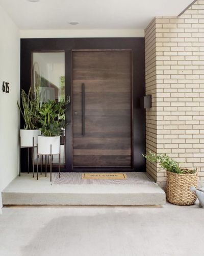 Mẫu gạch thẻ ốp chân tường màu be