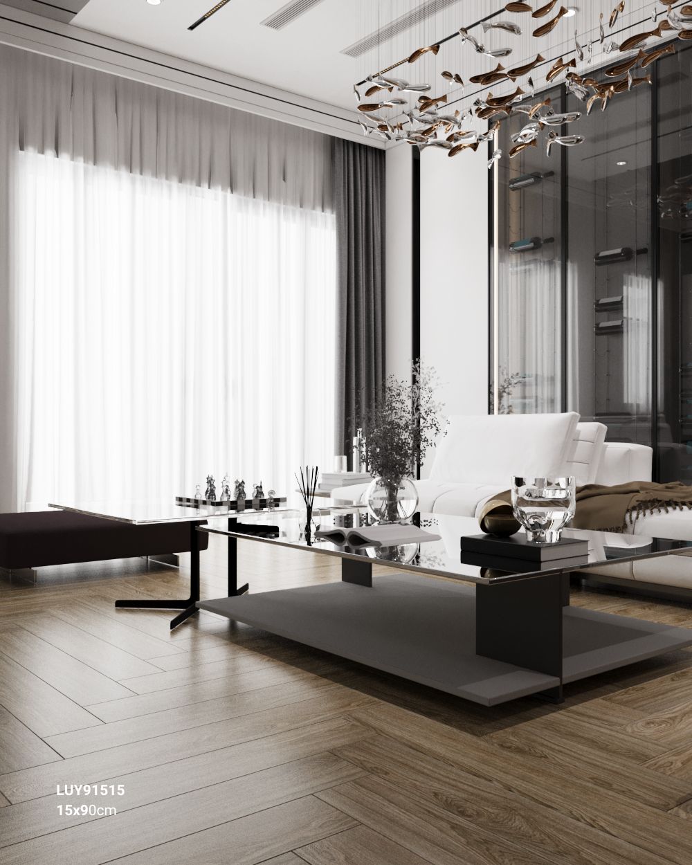 Gạch giả gổ 150x900 LUY91515