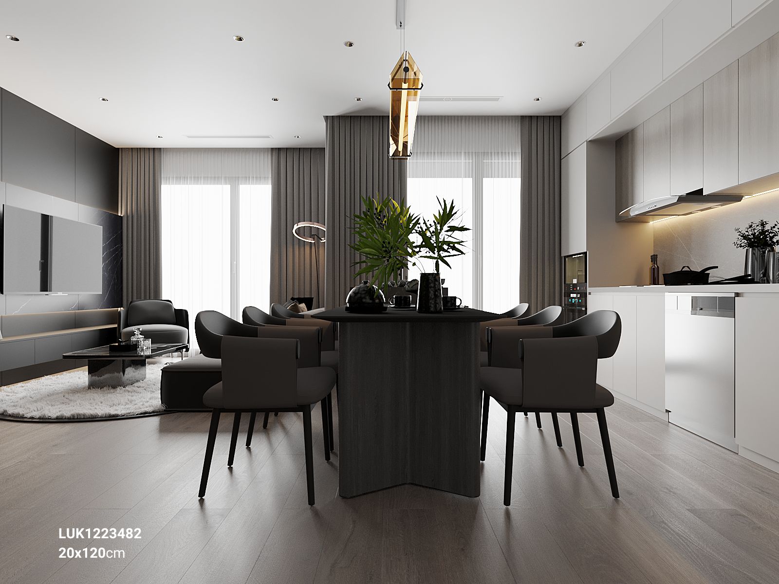 Gạch giả gỗ 200x1200 LUK1223482