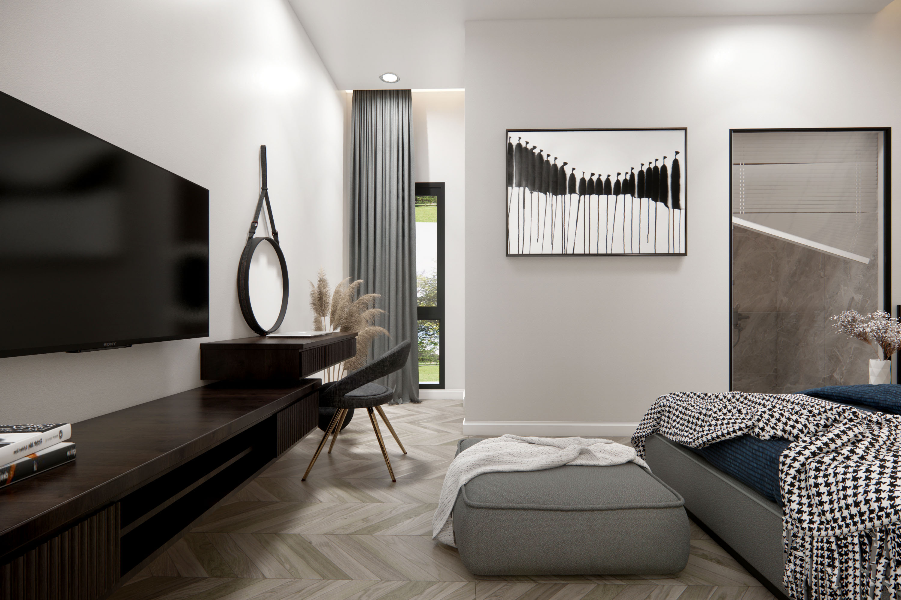 Gạch giả gỗ 600x1200 LUBL126W3