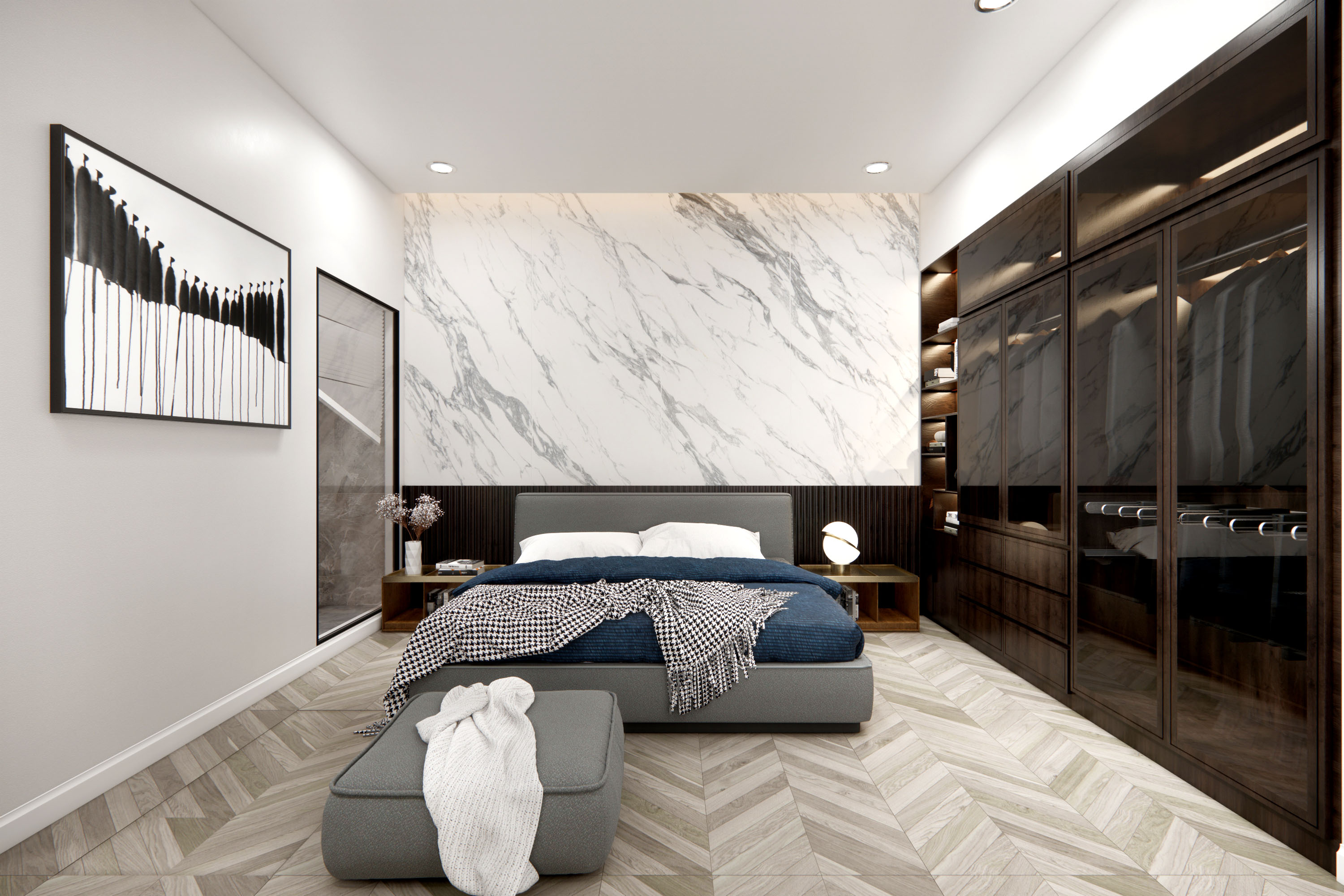 Gạch giả gỗ 600x1200 LUBL126W3