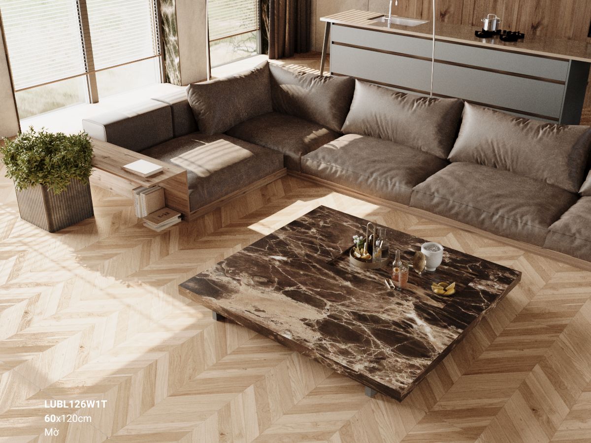 Gạch giả gỗ 600x1200 LUBL126W1