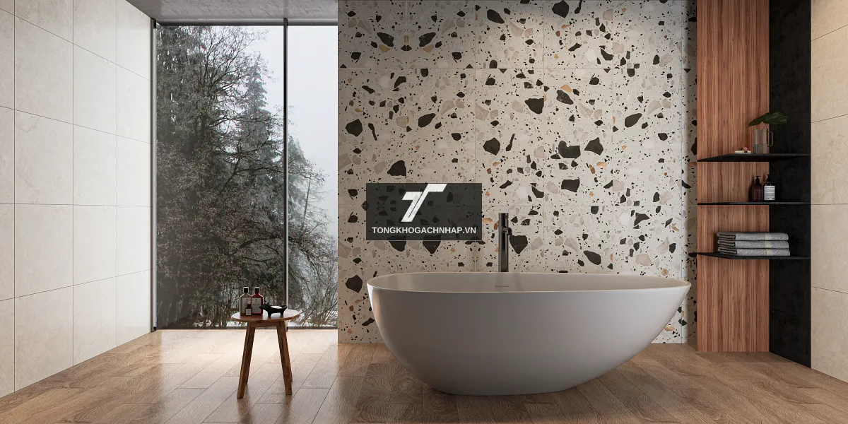 Mẫu gạch lát nền giả gỗ - tongkhogachnhap.vn