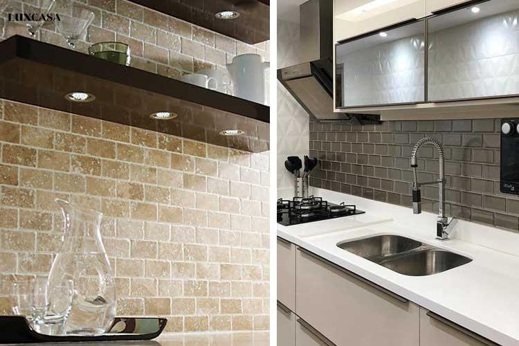 Gạch hình chữ nhật đặc trưng nhất là dòng gạch thẻ