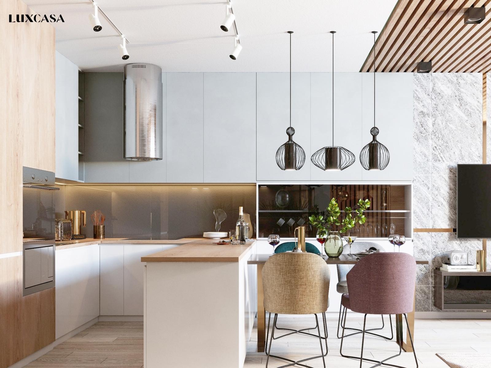 Mẫu gạch giả gỗ màu sáng này phù hợp với nhiều phong cách hiện đại hoặc tối giản