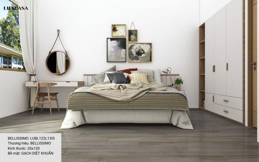 Gạch lát nền giả gỗ khổ lớn