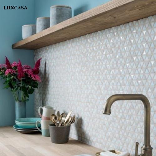 Mẫu gạch mosaic hình tam giác