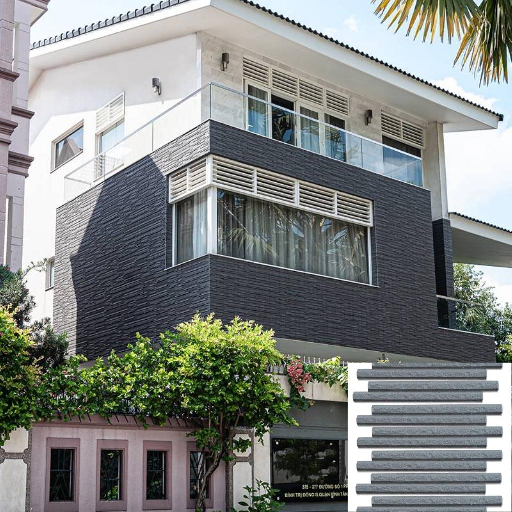 Mẫu gạch thẻ dạng que ốp mặt tiền 20x250mm LUMQ202502