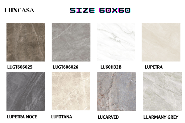 Gạch ốp tường giả đá với kích thước 60x60