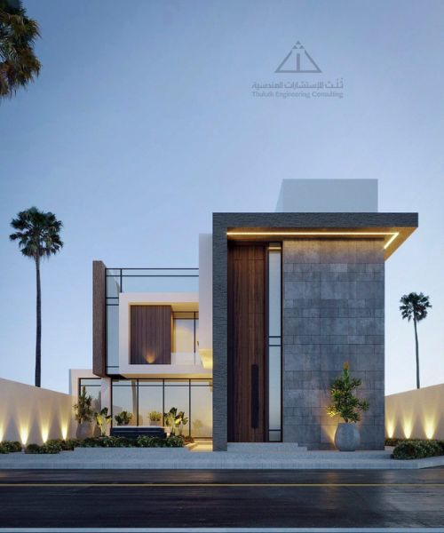 Gạch giả đá mờ mịn ốp mặt tiền màu xám