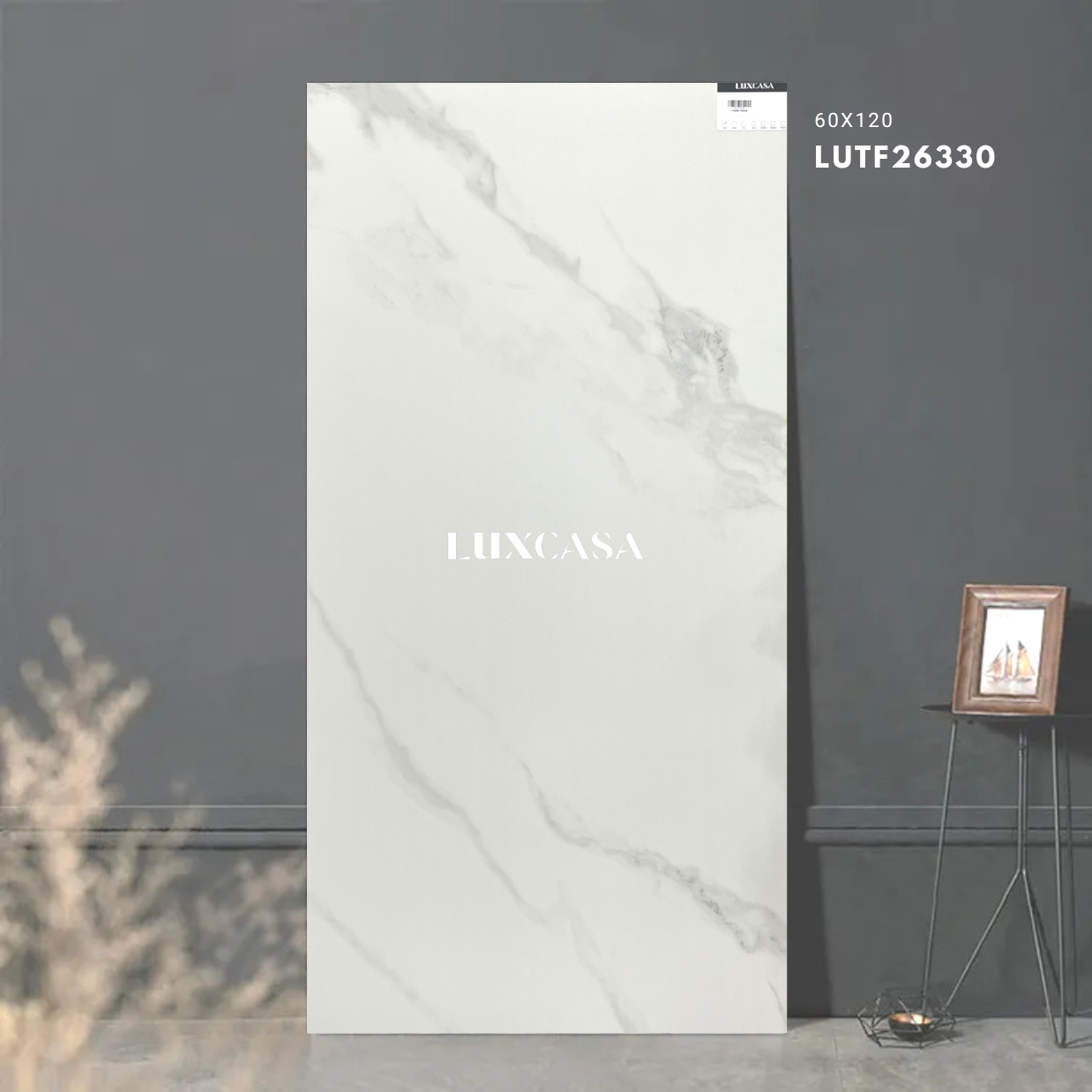 Mẫu gạch trắng LUTF26330 nhẹ nhàng tinh tế