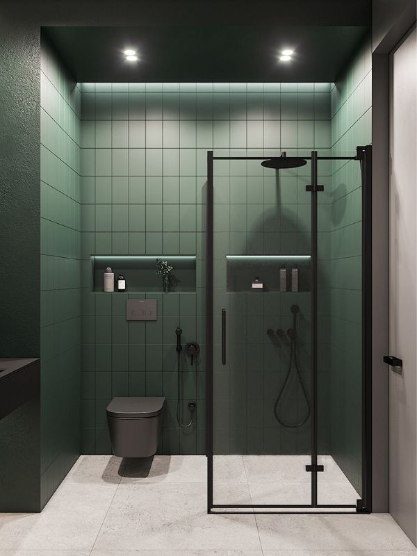 Ốp gạch thẻ thẳng truyền thống nhưng không bao giờ lỗi thời, tuy đơn giản nhưng biết phối màu hợp lý sẽ tạo nên một không gian đầy cá tính