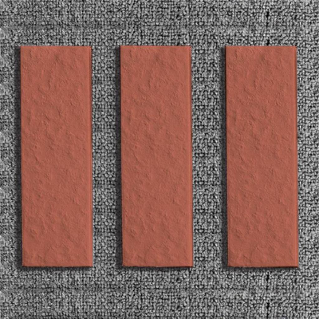 Mẫu gạch thẻ màu đỏ đậm 45x145mm LU45807 giá rẻ của LUXCASA