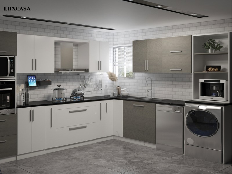 Những viên gạch thẻ được thiết kế vát mép ấn tượng, cùng khổ kích thước hình chữ nhật tỉ lệ 1:2 cổ điển đem lại cái nhìn hoài cổ