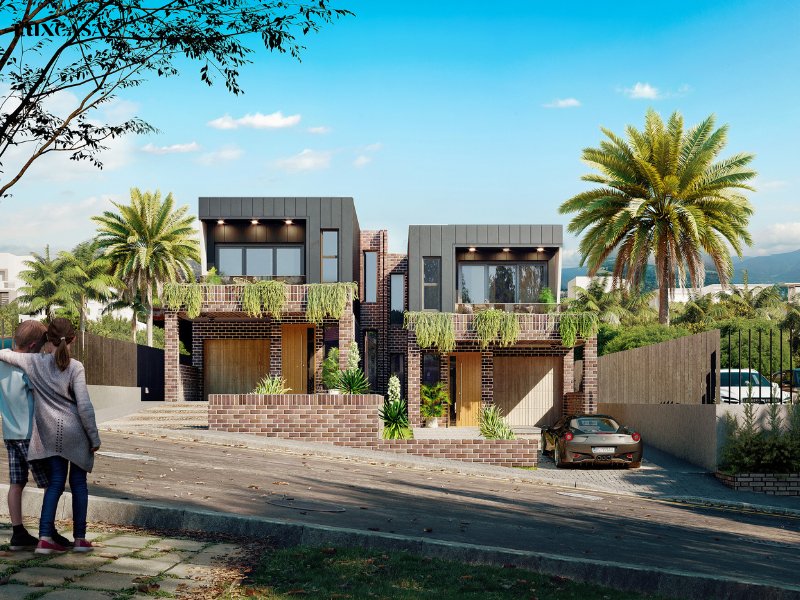 Gạch ốp trang trí mặt tiền nhà giúp tăng tính thẩm mỹ. Ngoài ra còn bảo vệ mặt tiền một cách hiệu quả khỏi các yếu tố thời tiến