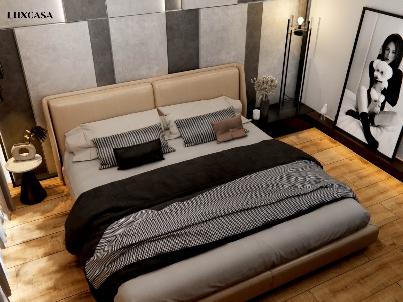 Mẫu gạch kích thước 200x1200mm rất phù hợp lát phòng ngủ