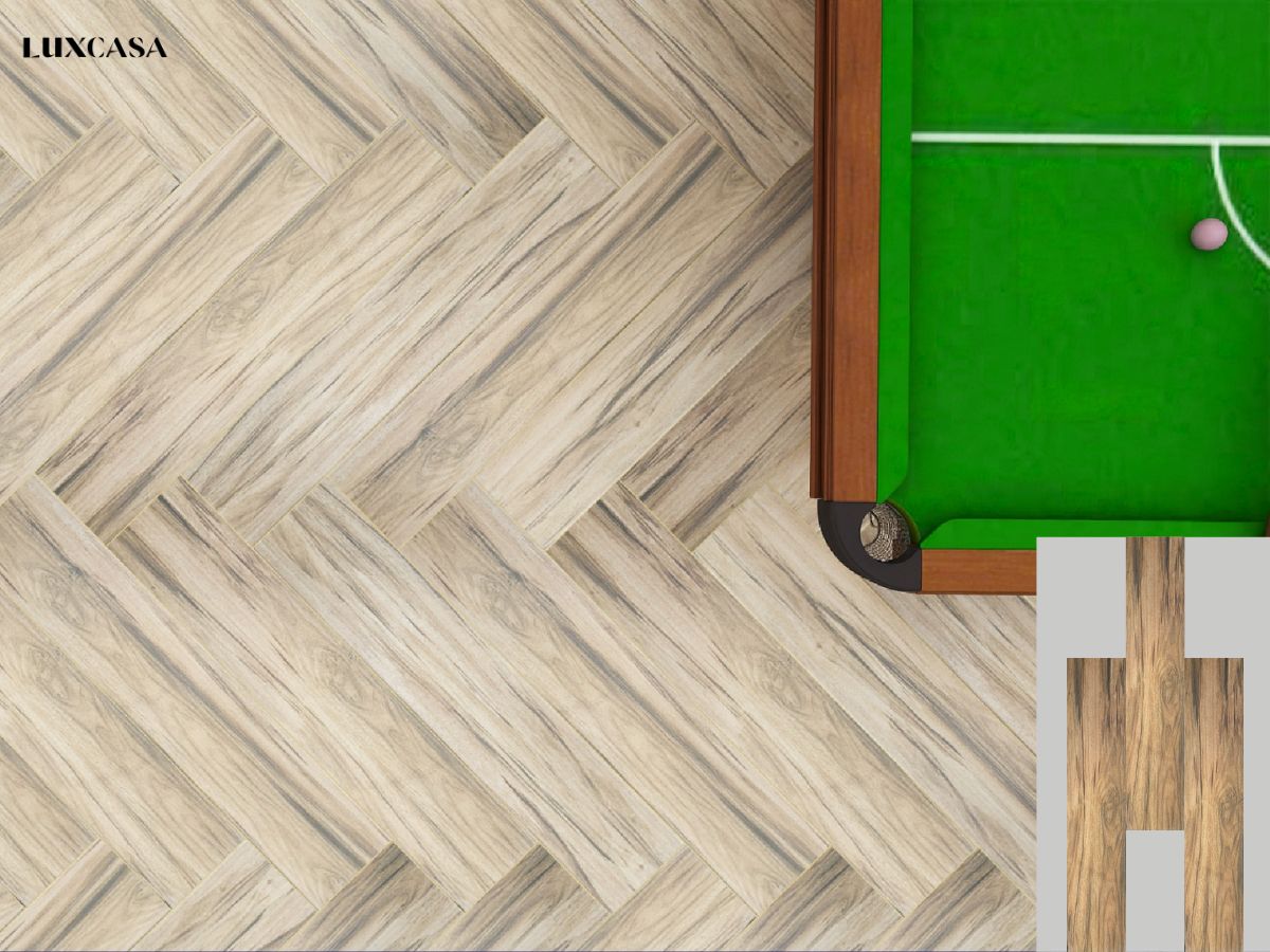 gạch vân gỗ màu sáng