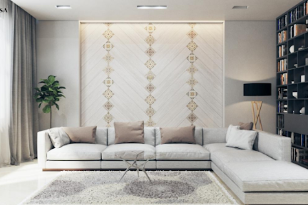 Không gian sang trọng với gạch vân gỗ Tây Ban Nha tự nhiên