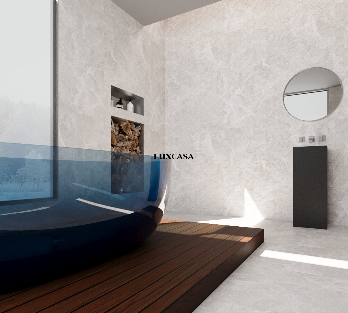 Mẫu gạch 600x600mm 60LU600EM6003H mờ