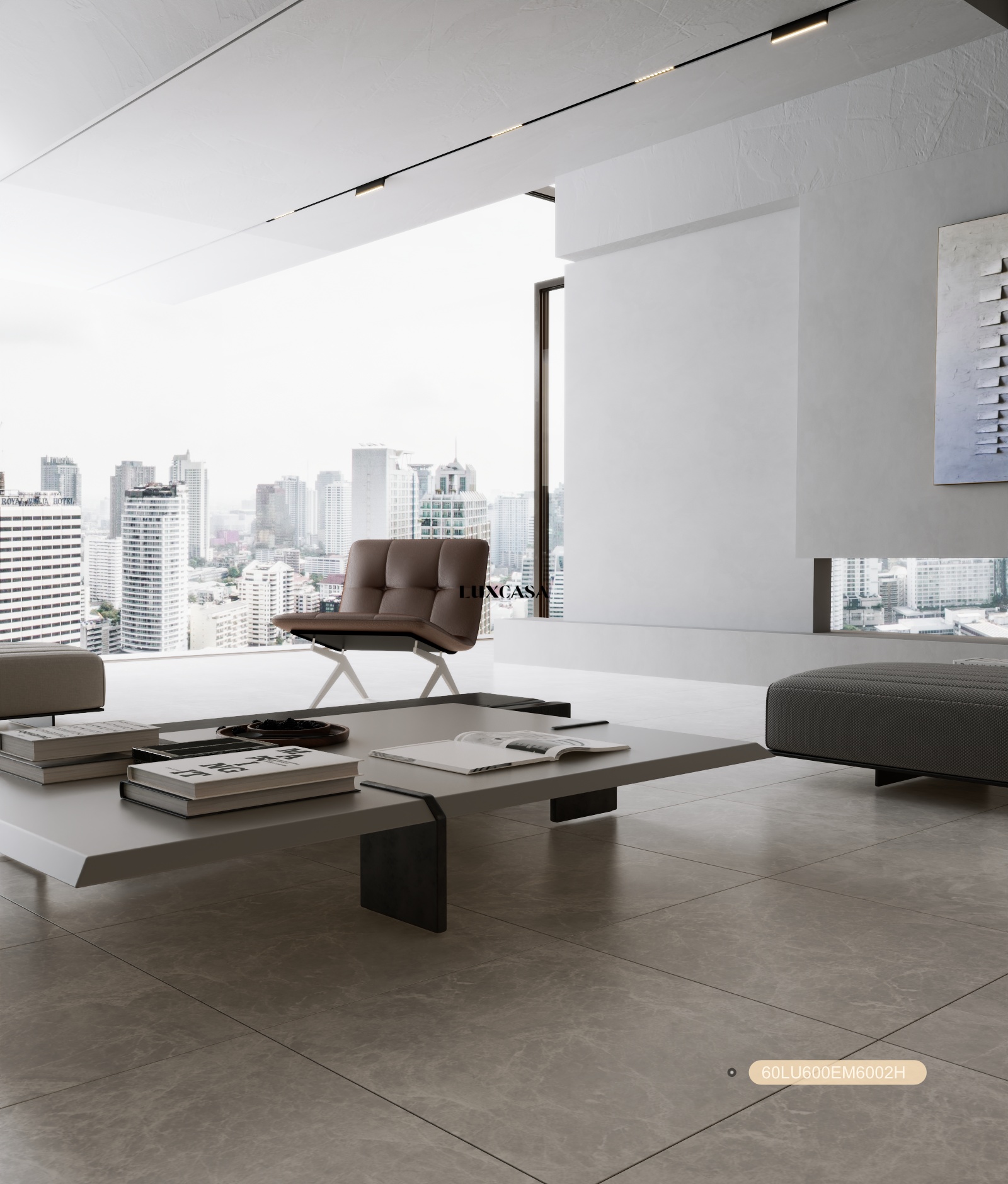 Mẫu gạch 600x600mm 60LU600EM6002H mờ