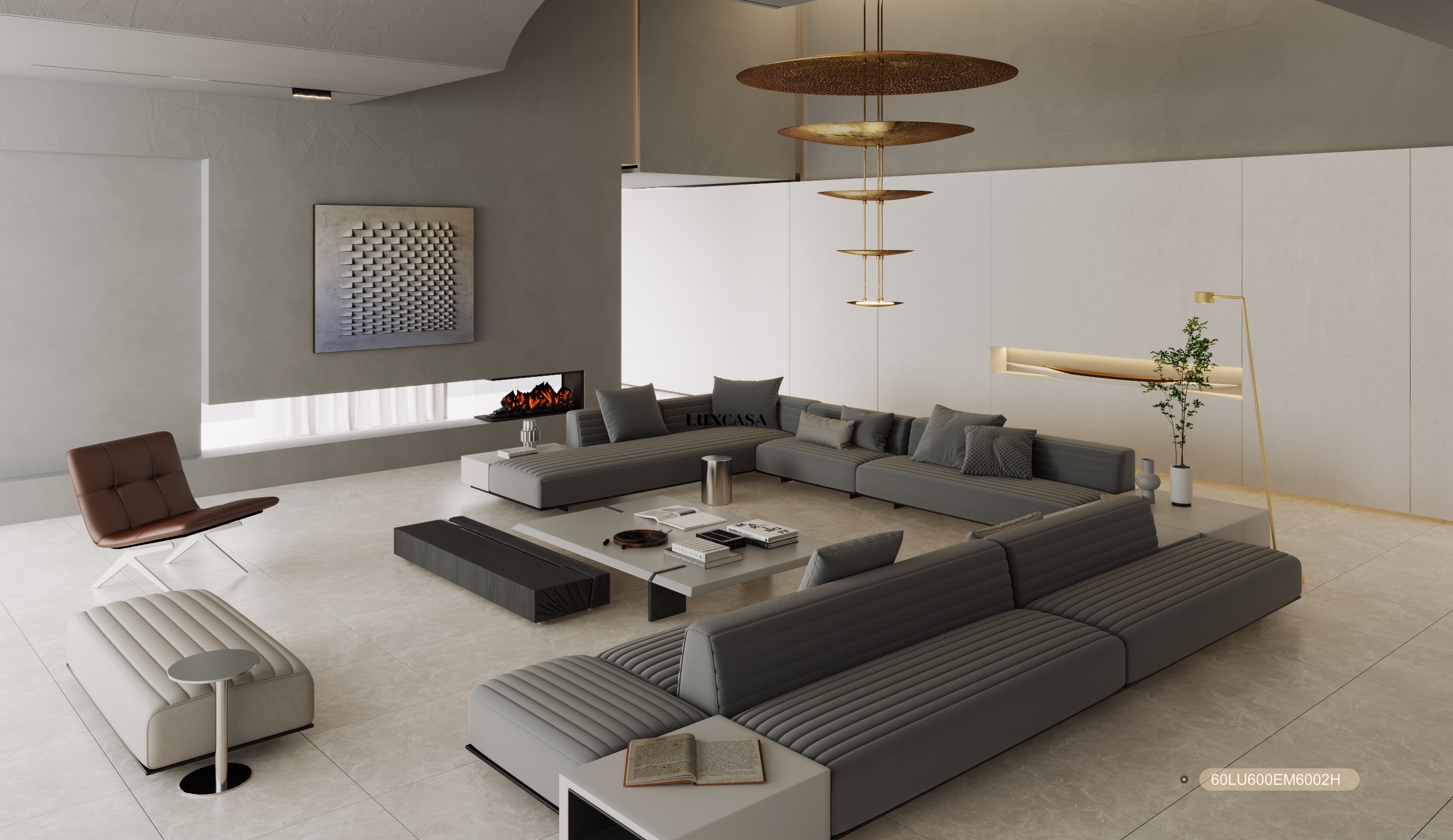 Mẫu gạch 600x600mm 60LU600EM6002H mờ