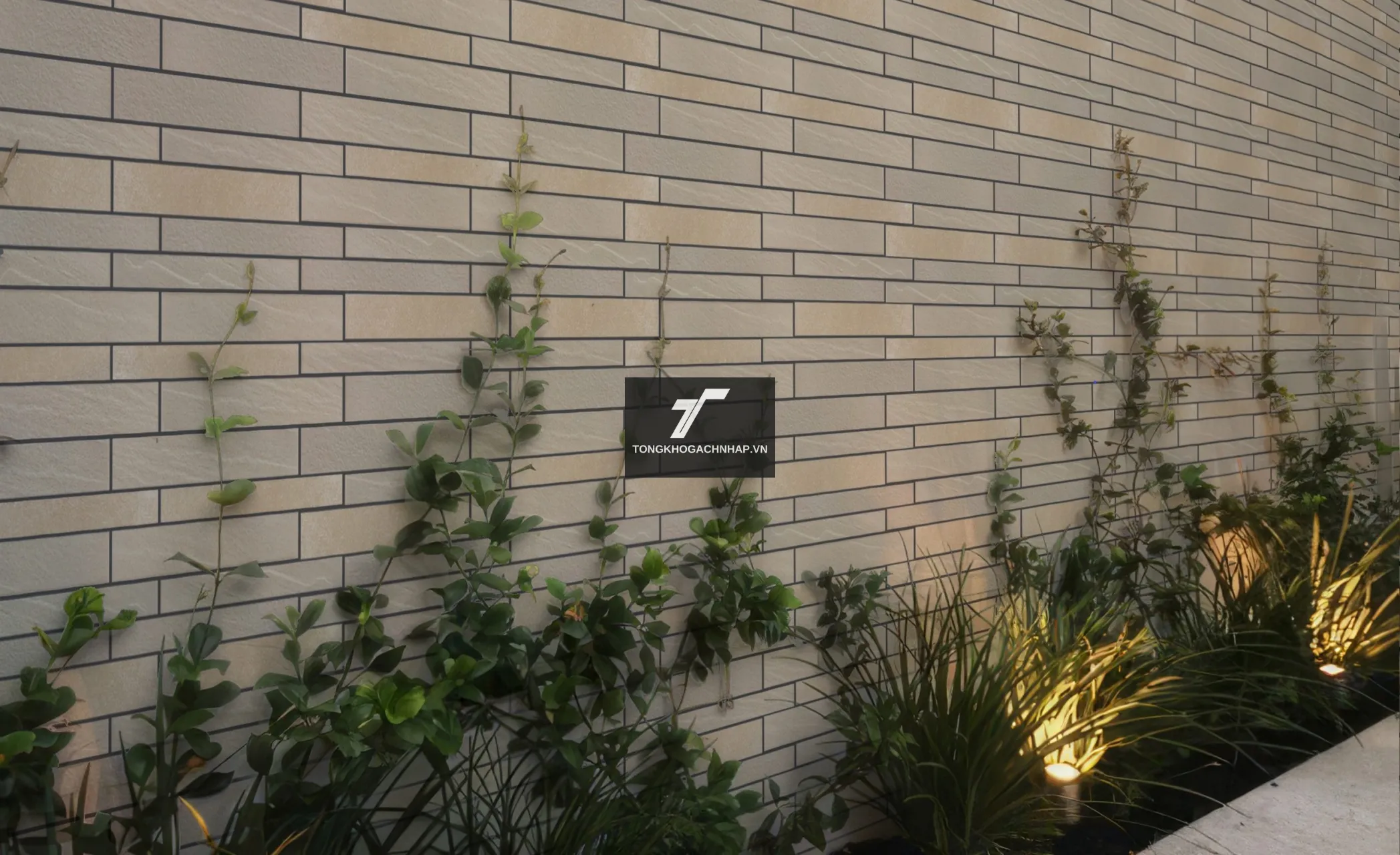 Mẫu gạch thẻ viêt nhật ốp mặt tiền HHE