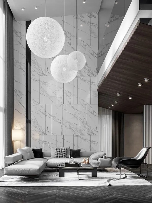 Xu hướng gạch lát nền phòng khách mang phong cách cổ điển