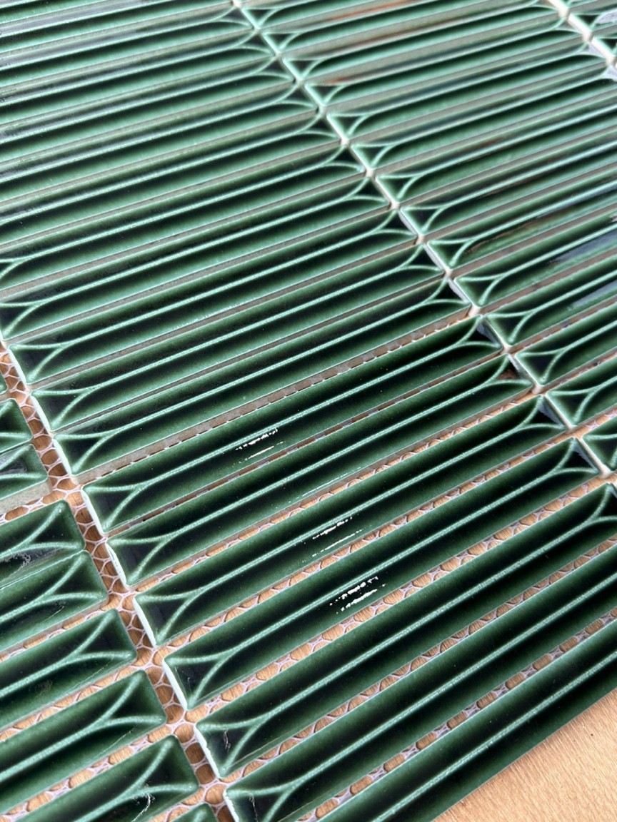 Gạch mosaic que 296x297 145TTEBC14 (xanh lá đậm)