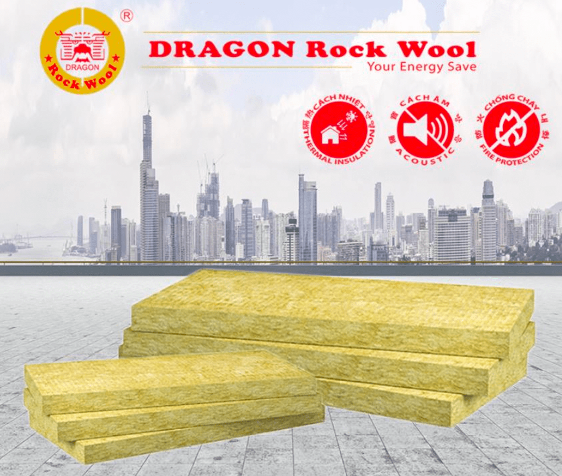 Bông đá Dragon rock wool
