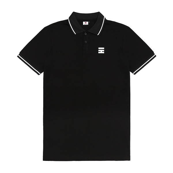 Áo polo nam hàng hiệu cổ sọc basic Hiddle