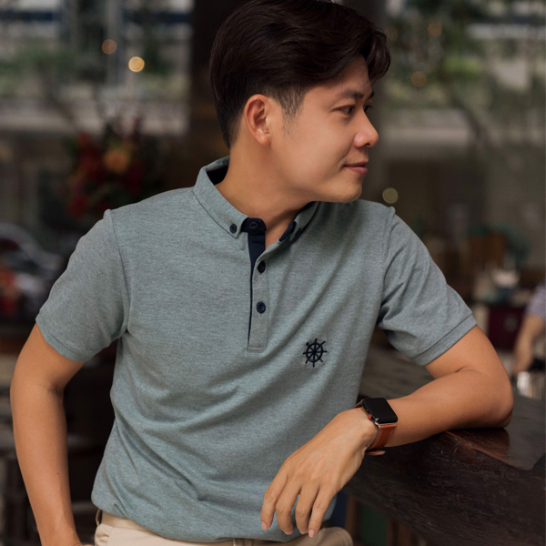 Áo polo nam phối đồ