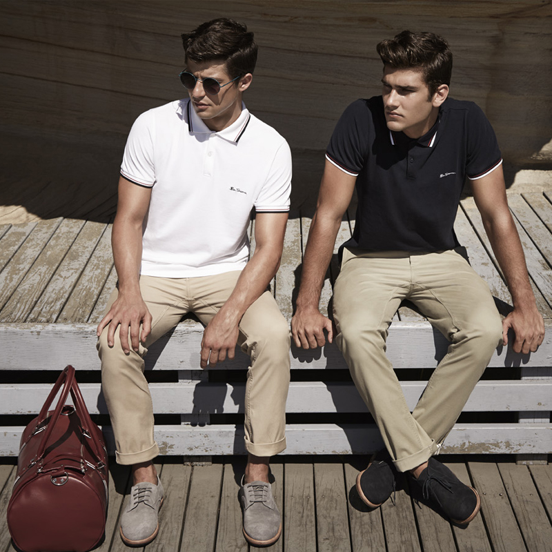 áo polo trắng nam