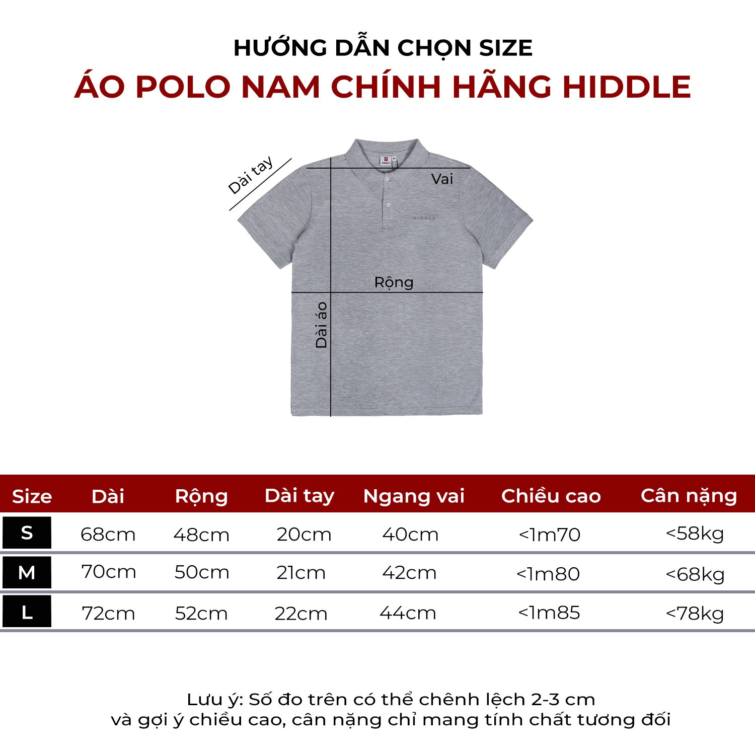 áo polo nam chính hãng HIDDLE