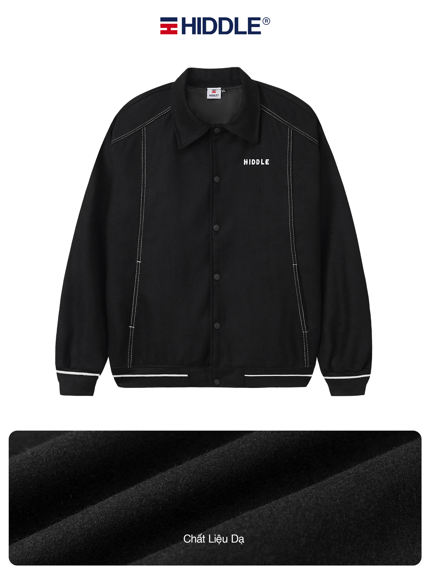 áo dạ nam cao cấp Hiddle