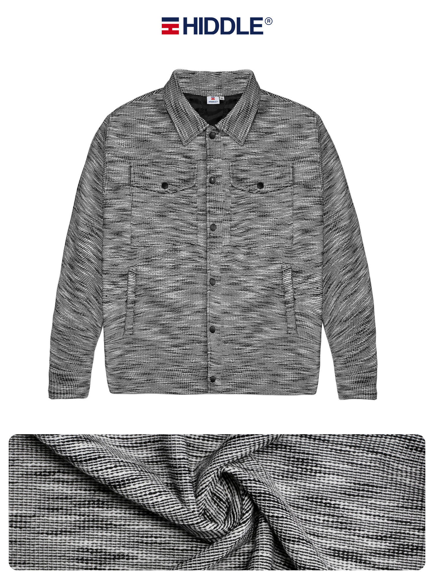 áo dạ tweed nam Hiddle