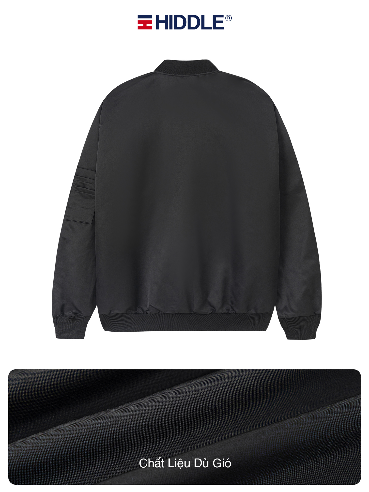 Áo khoác dù bomber Basic Hiddle H11-AK10
