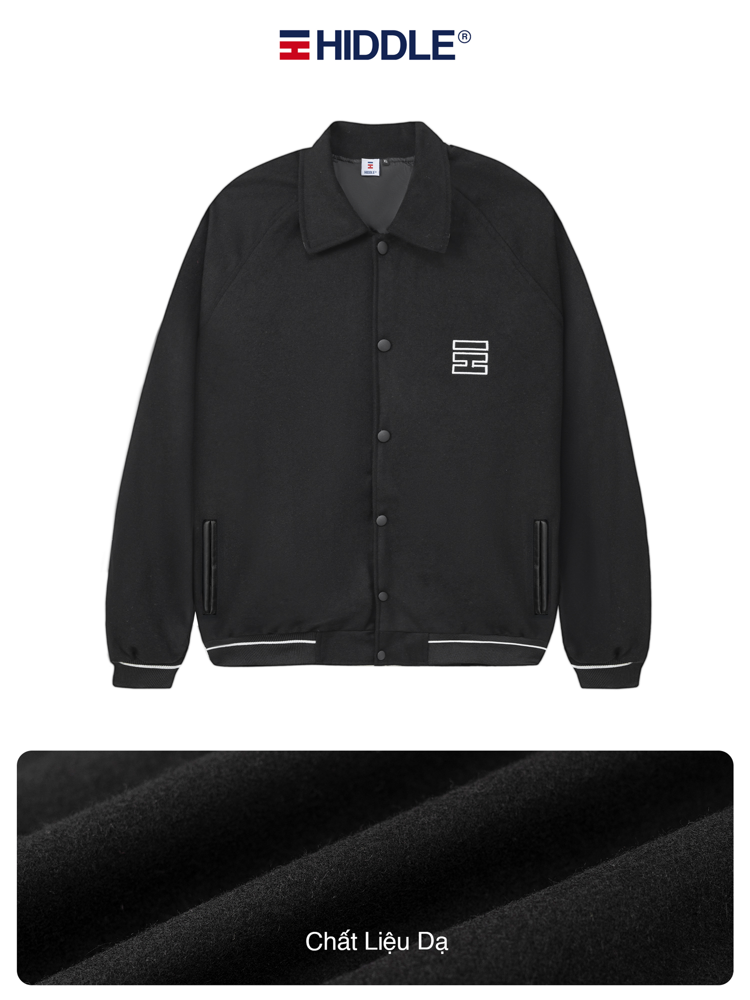 Áo khoác dạ nam hàng hiệu Hiddle