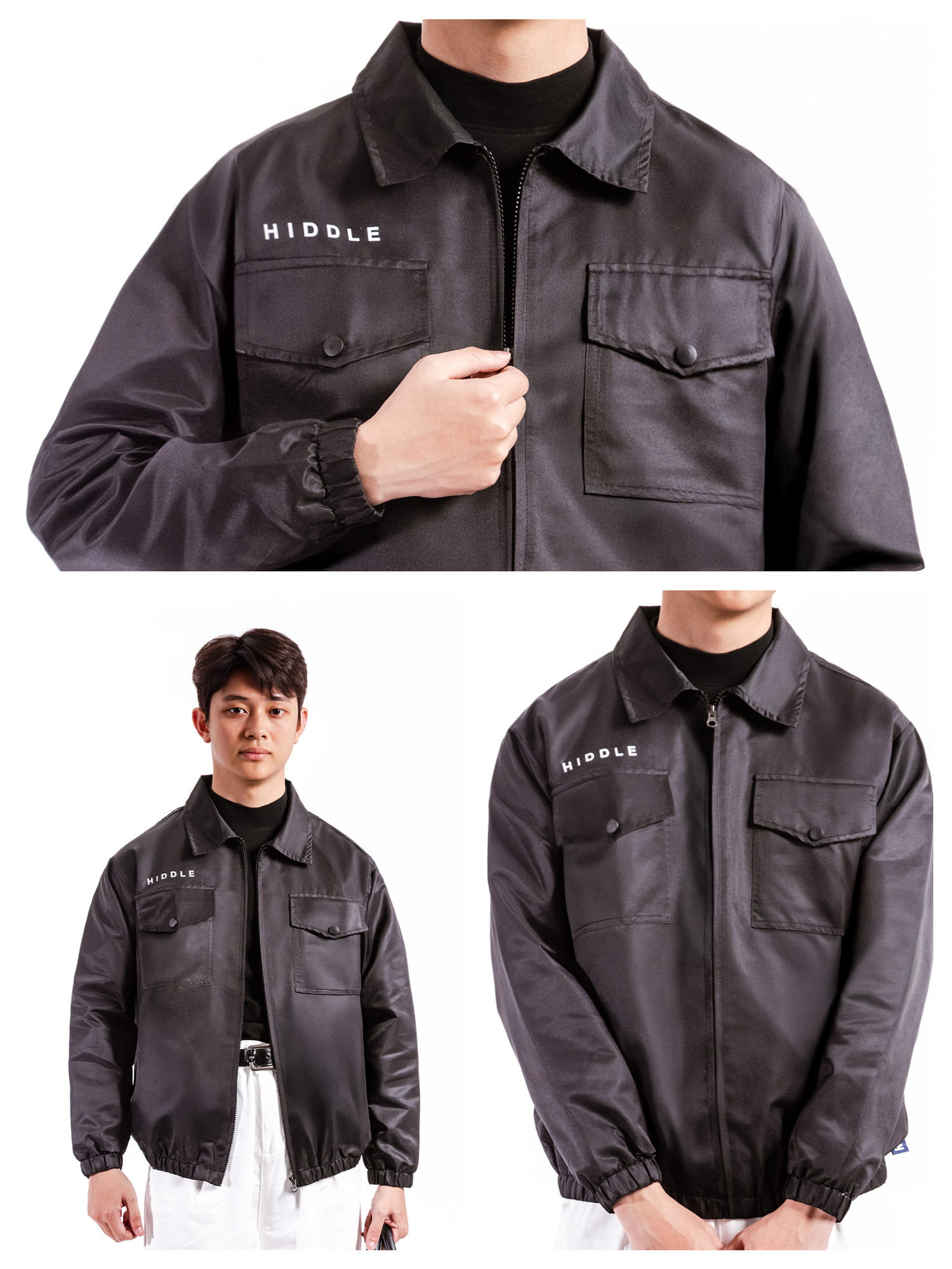 Áo Khoác dù nam túi Hộp Hiddle H11-AK9