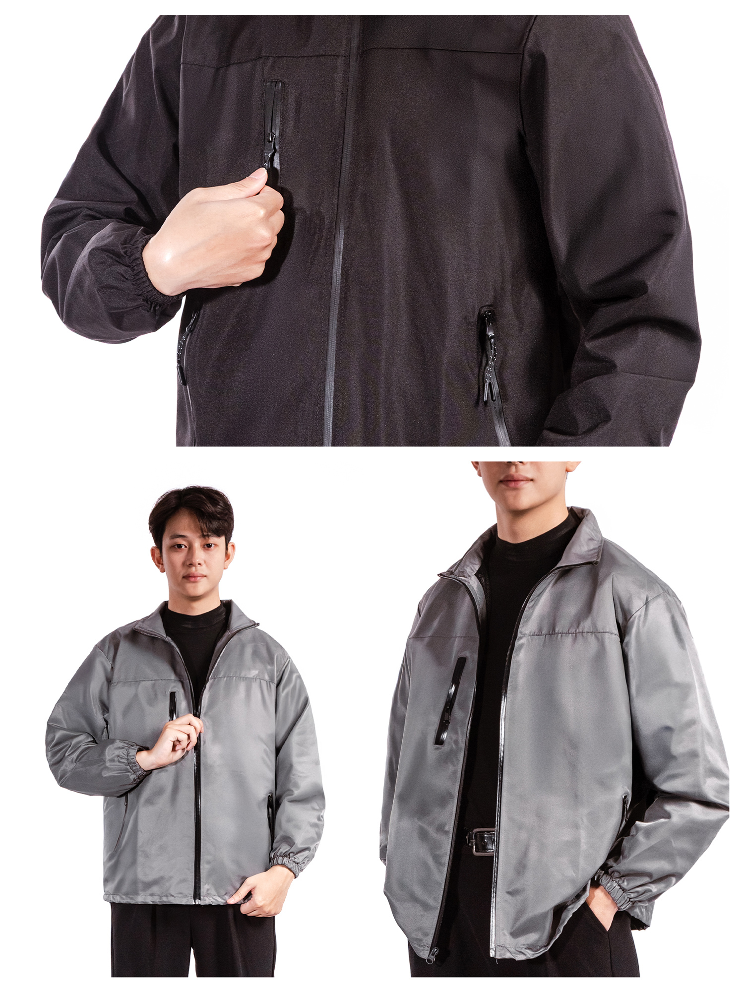 Áo khoác gió nam có mũ Hiddle