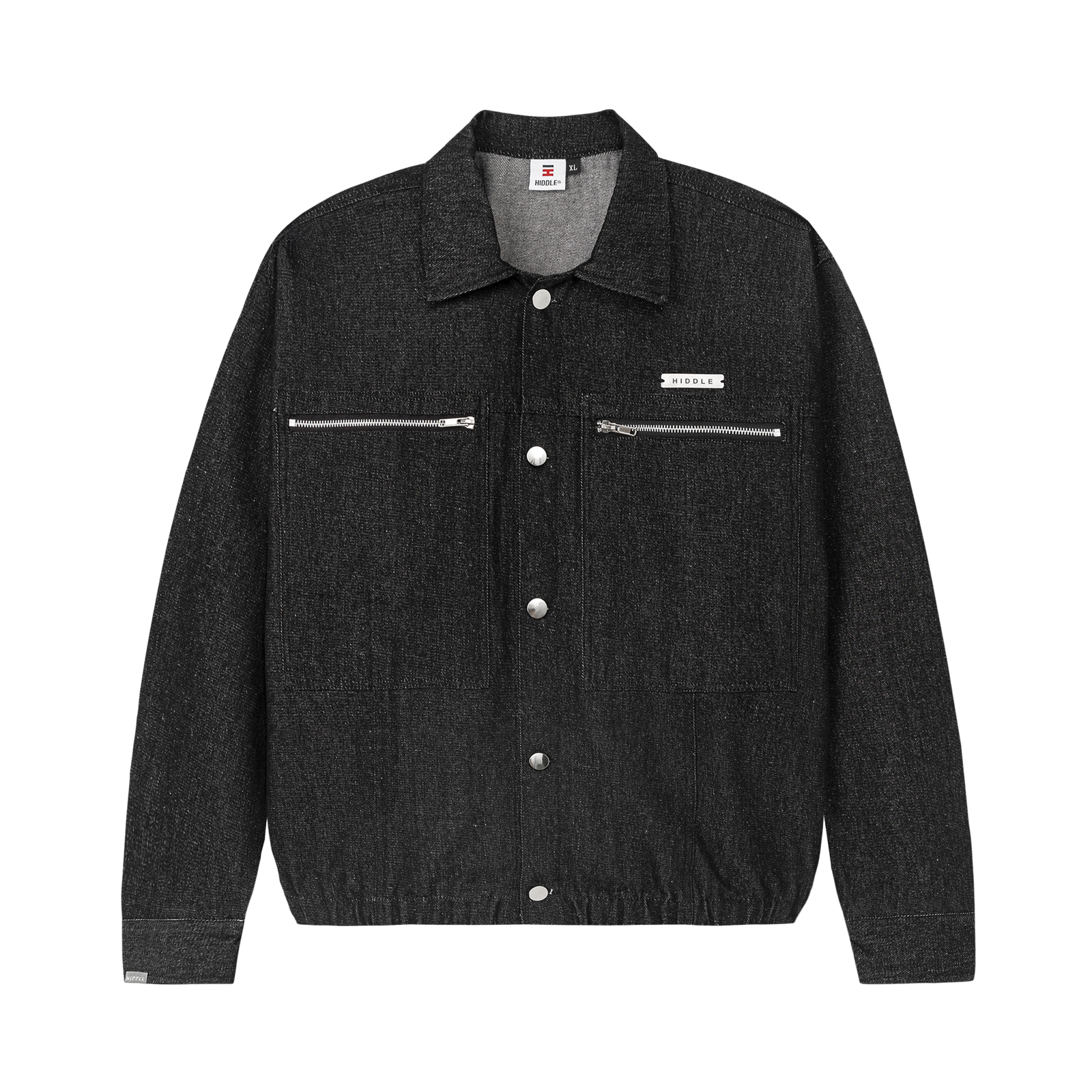 Áo khoác jean nam khoá kéo ngực lịch lãm HIDDLE H-AK4V