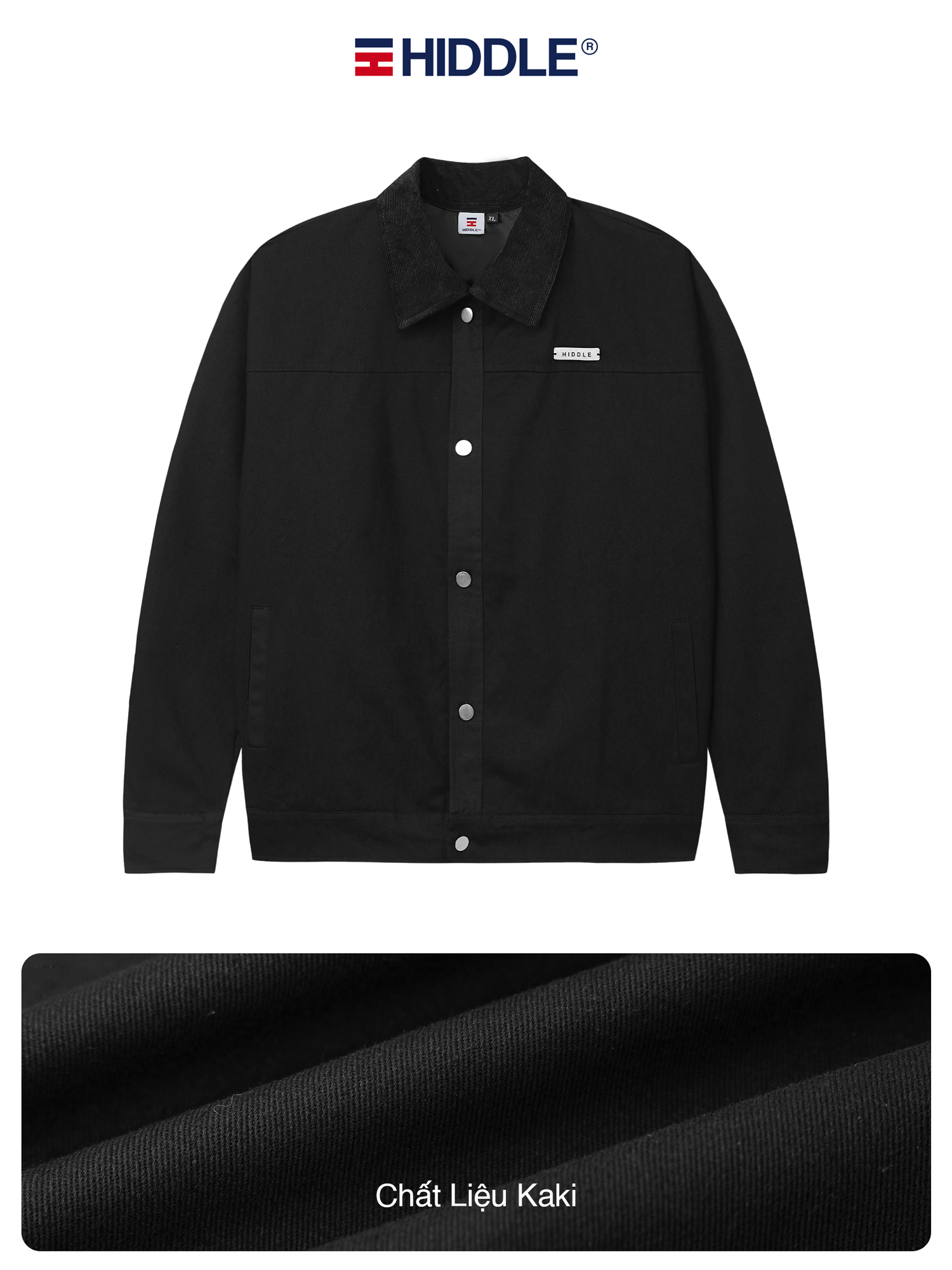 áo khoác nam kaki cao cấp HIDDLE