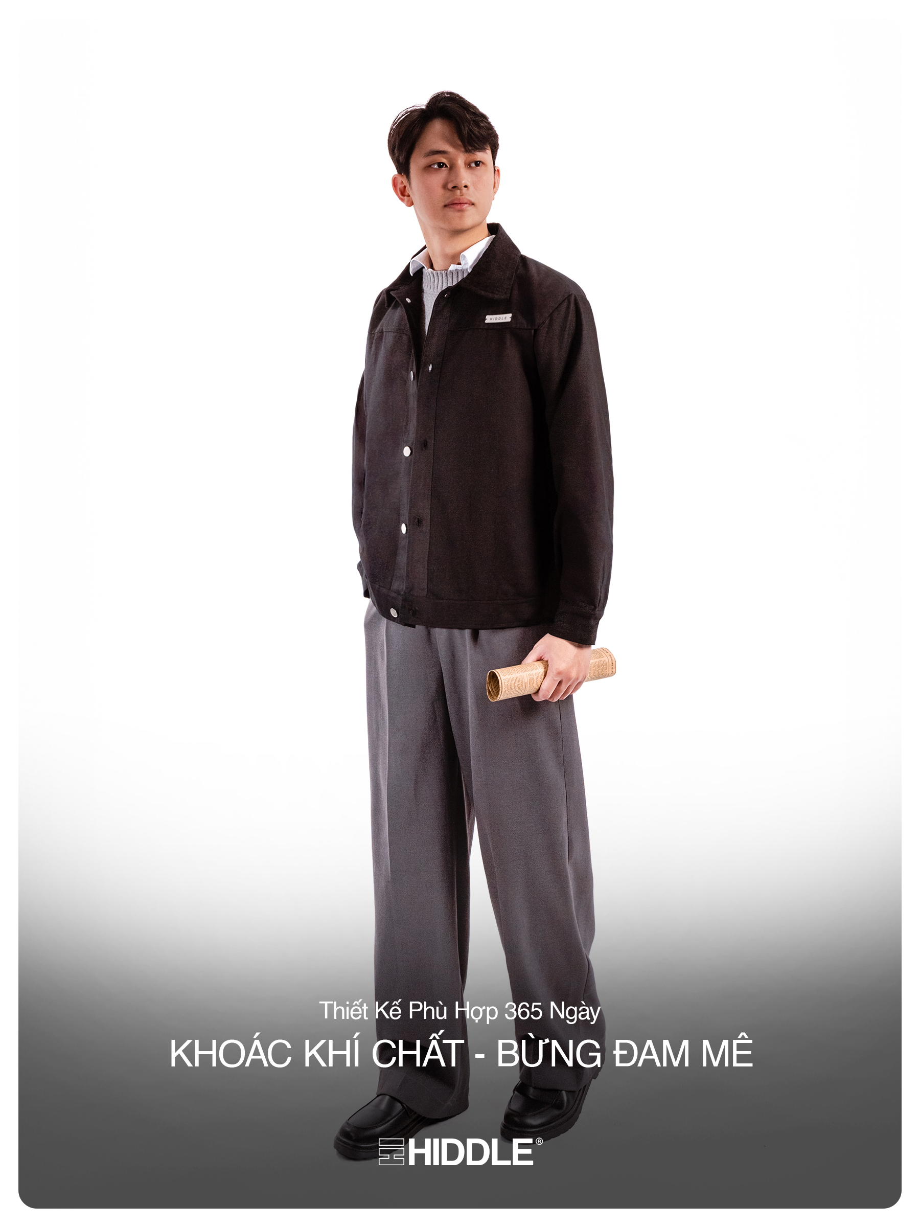 áo khoác nam kaki cao cấp HIDDLE