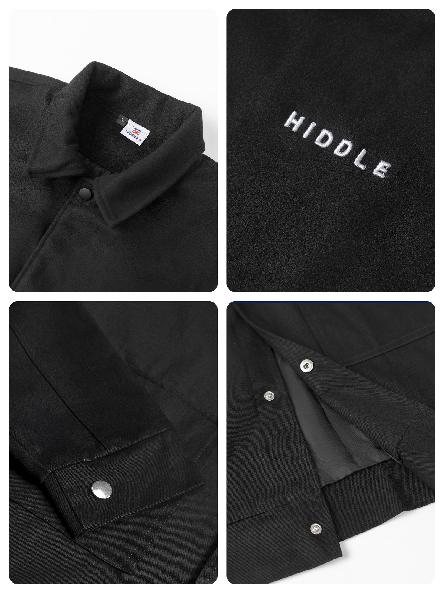 áo khoác kaki nam túi hộp Hiddle