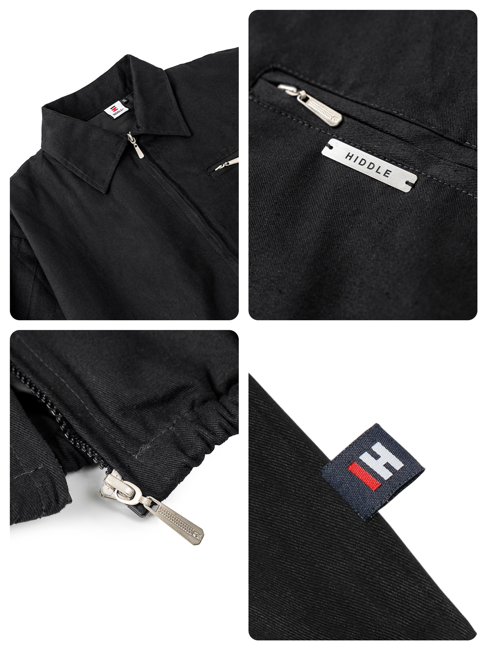 áo khoác nam kaki 2 lớp chính hãng Hiddle