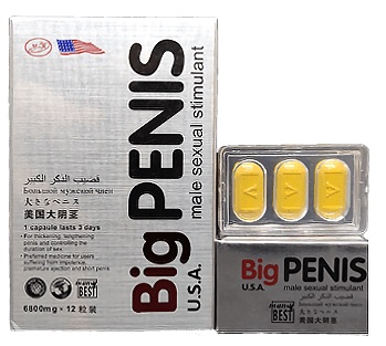 Thuốc cường dương của Mỹ Big Penis cực mạnh