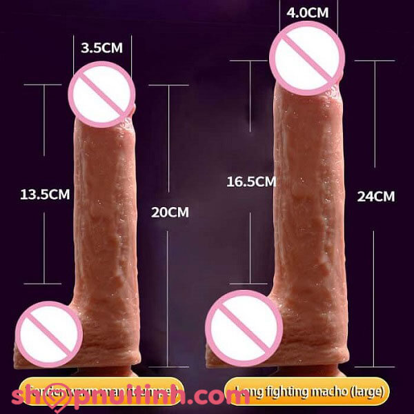 kích thước dương vật real dildo