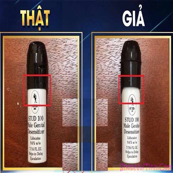 phân biệt hàng thật hàng giả thuốc xịt stud100