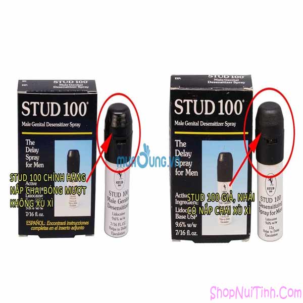 phân biệt hàng giả thuốc xịt stud100